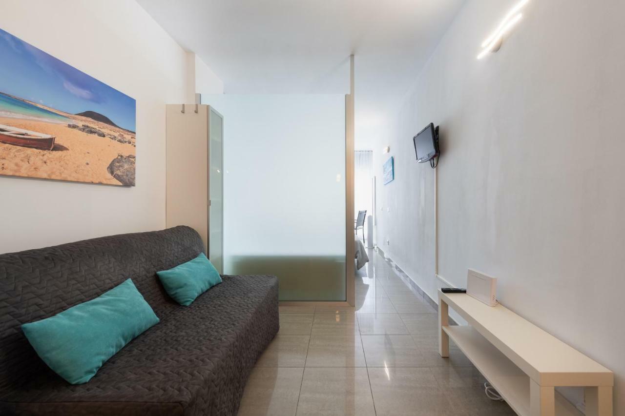 Apartamento 1St Line Studio Las Canteras Beach - Wifi Las Palmas de Gran Canaria Exterior foto