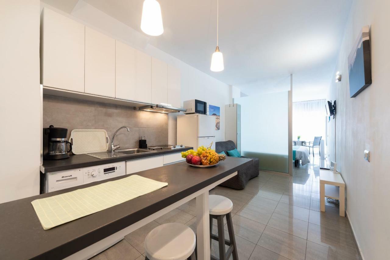 Apartamento 1St Line Studio Las Canteras Beach - Wifi Las Palmas de Gran Canaria Exterior foto
