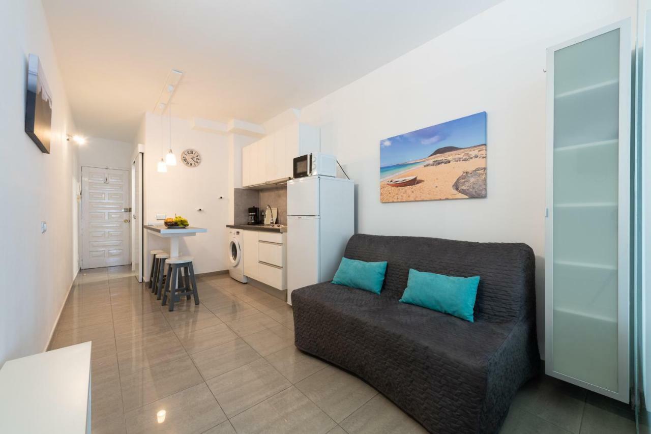 Apartamento 1St Line Studio Las Canteras Beach - Wifi Las Palmas de Gran Canaria Exterior foto